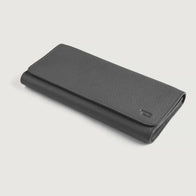 Taylor Grey Leather Continental Wallet by Dash Racegear - unisex Leather Accessories view 3