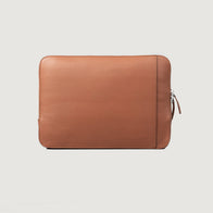 The Baxter Brown Leather Laptop Sleeve by Dash Racegear - unisex Leather Bag view 1