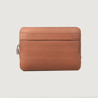 The Baxter Brown Leather Laptop Sleeve by Dash Racegear - unisex Leather Bag view 3