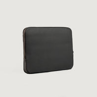 The Baxter Grey Leather Laptop Sleeve by Dash Racegear - unisex Leather Bag view 8