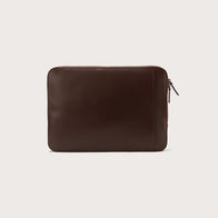 The Baxter Vintage Brown Leather Laptop Sleeve by Dash Racegear - unisex Leather Bag view 1