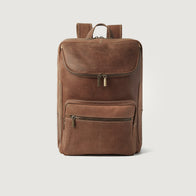 The Bedford Vintage Tan Leather Backpack by Dash Racegear - women Leather Bag view 1