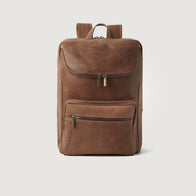 The Bedford Vintage Tan Leather Backpack by Dash Racegear - women Leather Bag view 1