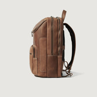 The Bedford Vintage Tan Leather Backpack by Dash Racegear - women Leather Bag view 4