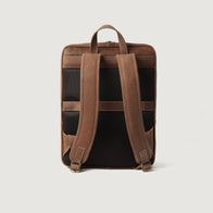 The Bedford Vintage Tan Leather Backpack by Dash Racegear - women Leather Bag view 5