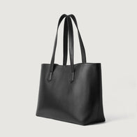 The Bianca Black Leather Tote Bag by Dash Racegear - women Leather Bag view 7
