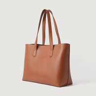 The Bianca Brown Leather Tote Bag by Dash Racegear - women Leather Bag view 4