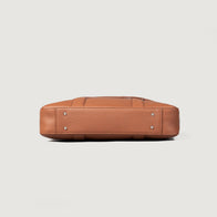 The Captain Brown Leather Briefcase by Dash Racegear - men Leather Bag view 6