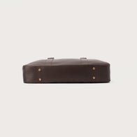 The Captain Vintage Brown Leather Briefcase by Dash Racegear - men Leather Bag view 7