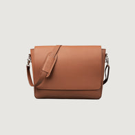 The Carismatico Brown Leather Messenger Bag by Dash Racegear - men Leather Bag view 1