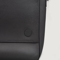 The Carismatico Grey Leather Messenger Bag by Dash Racegear - men Leather Bag view 8