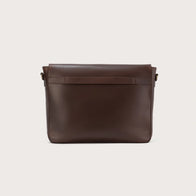 The Carismatico Vintage Brown Leather Messenger Bag by Dash Racegear - unisex Leather Bag view 3