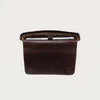 The Carismatico Vintage Brown Leather Messenger Bag by Dash Racegear - unisex Leather Bag view 4