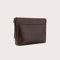 The Carismatico Vintage Brown Leather Messenger Bag by Dash Racegear - unisex Leather Bag view 7