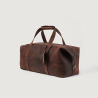 The Dale Duffle Vintage Distressed Brown Leather Duffle Bag by Dash Racegear - women Leather Bag view 4