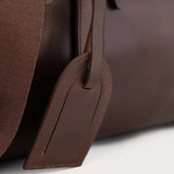 The Dale Vintage Brown Leather Duffle Bag by Dash Racegear - unisex Leather Bag view 9
