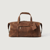 The Dale Vintage Tan Brown Leather Duffle Bag by Dash Racegear - women Leather Bag view 7
