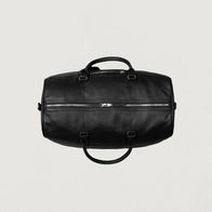 The Darrio Black Leather Duffle Bag by Dash Racegear - unisex Leather Bag view 4