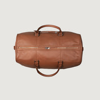The Darrio Brown Leather Duffle Bag by Dash Racegear - unisex Leather Bag view 6