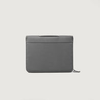 The Eclectic Grey Leather Folio Organizer by Dash Racegear - unisex Leather Bag view 1