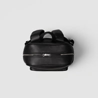 The Philos Black Leather Backpack by Dash Racegear - unisex Leather Bag view 4