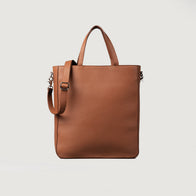 The Poet Brown Leather Tote Bag by Dash Racegear - men Leather Bag view 3