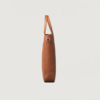 The Poet Brown Leather Tote Bag by Dash Racegear - men Leather Bag view 4