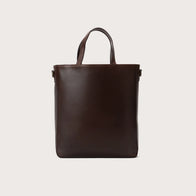 The Poet Vintage Brown Leather Tote Bag by Dash Racegear - men Leather Bag view 6