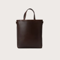 The Poet Vintage Brown Leather Tote Bag by Dash Racegear - men Leather Bag view 6