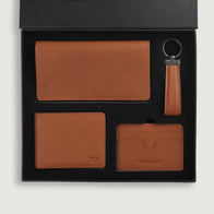 Timeless Taylen Brown Leather Gift Set by Dash Racegear - unisex Leather Accessories view 2