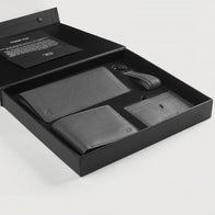 Timeless Taylen Grey Leather Gift Set by Dash Racegear - unisex Leather Accessories view 3