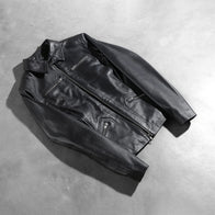 Tomachi Black Leather Jacket by Dash Racegear - women Jacket view 7