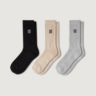 Cotton Crew Socks 3-Pack by Dash Racegear - women Leather Accessories view 1
