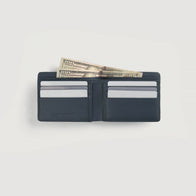 Voren Blue Leather Bi-fold Wallet by Dash Racegear - unisex Leather Accessories view 5