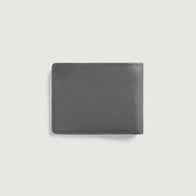 Voren Grey Leather Bi-fold Wallet by Dash Racegear - unisex Leather Accessories view 2