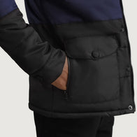 Wayne Black & Blue Hooded Puffer Jacket by Dash Racegear - men Jacket view 6