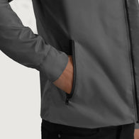 Wesley Grey Hooded Windbreaker Jacket by Dash Racegear - men Jacket view 6