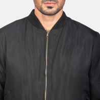 Zack Black Bomber Jacket by Dash Racegear - men Jacket view 6