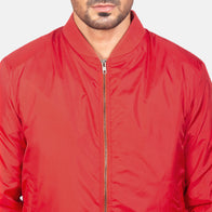 Zack Red Bomber Jacket by Dash Racegear - men Jacket view 6
