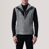 Zane Grey Suede Vest by Dash Racegear - men Jacket view 5