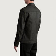 Zen Tumbled Brown Leather Biker Jacket by Dash Racegear - men Jacket view 6
