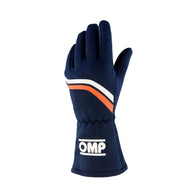 DIJON GLOVES FIA 8856-2018 Blue Navy - Fluo Orange