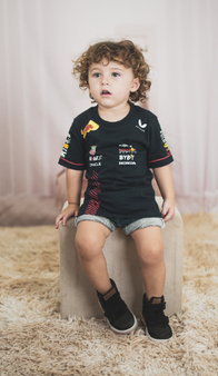 F1 RedBull Racing SHIRT Verstappen 1 season 2024 jersey 100% cotton - baby & toddler shirt image 3