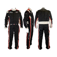 Porsche Black Edition Go-Kart Racing Overall Suit | DASH RACEGEAR
