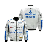 2025 Carlos Sainz Williams F1 Vintage Racing Jacket | DASH RACEGEAR