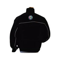 Alfa Romeo Giulia Black Vintage Racing Jacket – Italian Icon | DASH RACEGEAR
