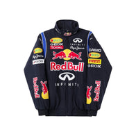 Red Bull F1 Vintage Racing Jacket Retro Team Style | DASH RACEGEAR