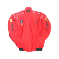 Ferrari F1 Red Vintage Racing Jacket Motorsport Style | DASH RACEGEAR