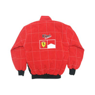 Kimi Raikkonen Ferrari F1 Vintage Racing Jacket Black | DASH RACEGEAR
