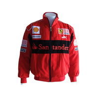 Ferrari Santander F1 Vintage Racing Jacket Red | DASH RACEGEAR